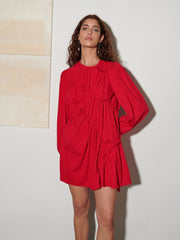 <b> Ghospell </b> Caro Asymmetric Mini Dress