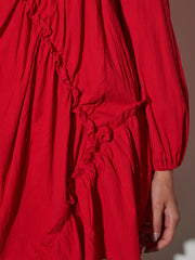<b> Ghospell </b> Caro Asymmetric Mini Dress