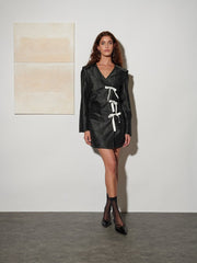 <b> Ghospell </b> Julie Wrap Mini Dress