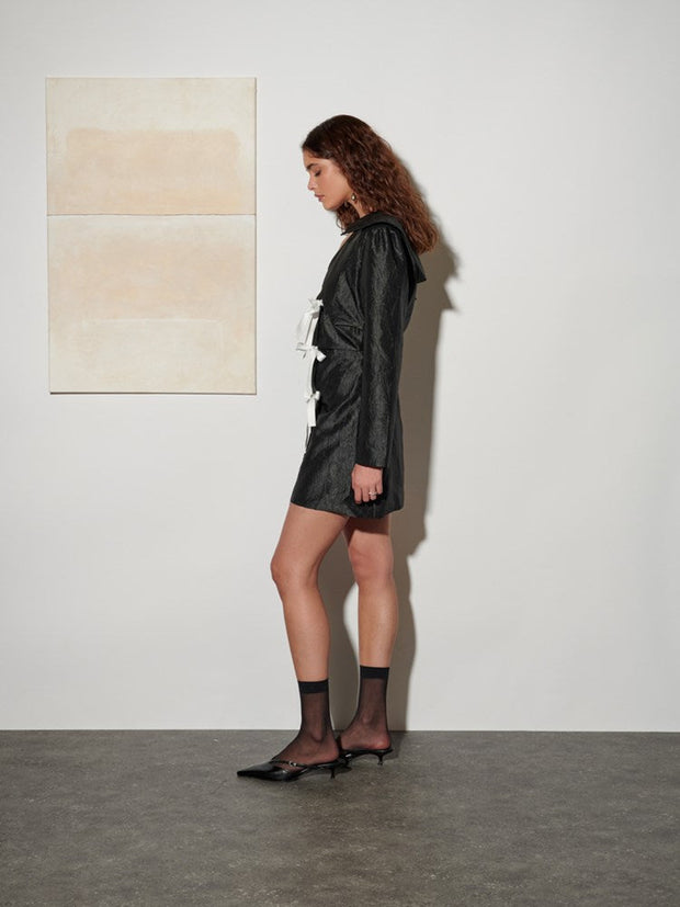 <b> Ghospell </b> Julie Wrap Mini Dress