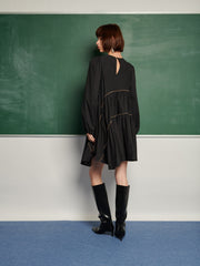 <b> Ghospell </b> Angela Trim Mini Dress