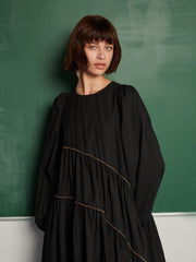 <b> Ghospell </b> Angela Trim Mini Dress