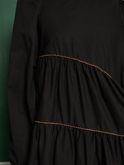 <b> Ghospell </b> Angela Trim Mini Dress