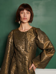 Jouri Metallic Mini Dress