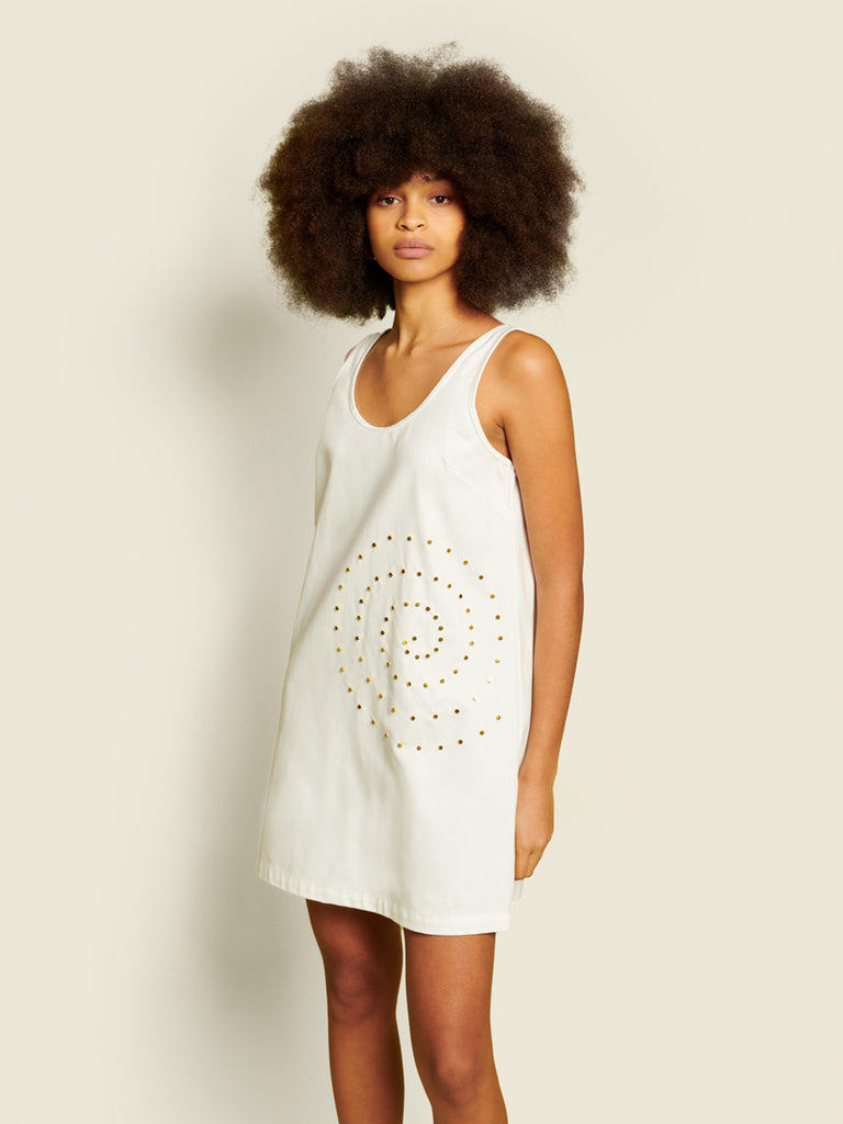 <b> < b> Brigid Studded Dress