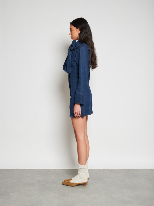 Ghospell Autumn Denim Mini Dress – Sister Jane