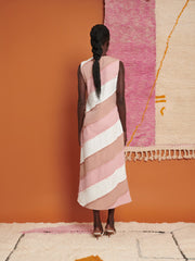 <b>Ghospell</b> Bea Striped Midi Dress