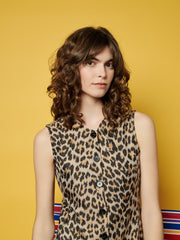 <b> Ghospell </b> Patty Leopard Mini Dress