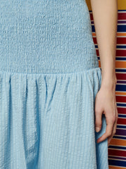 <b> Ghospell </b> Ender Stripe Midi Dress