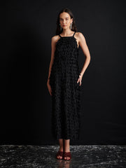 <b> Ghospell </b> Wyatt Texture Midi Dress