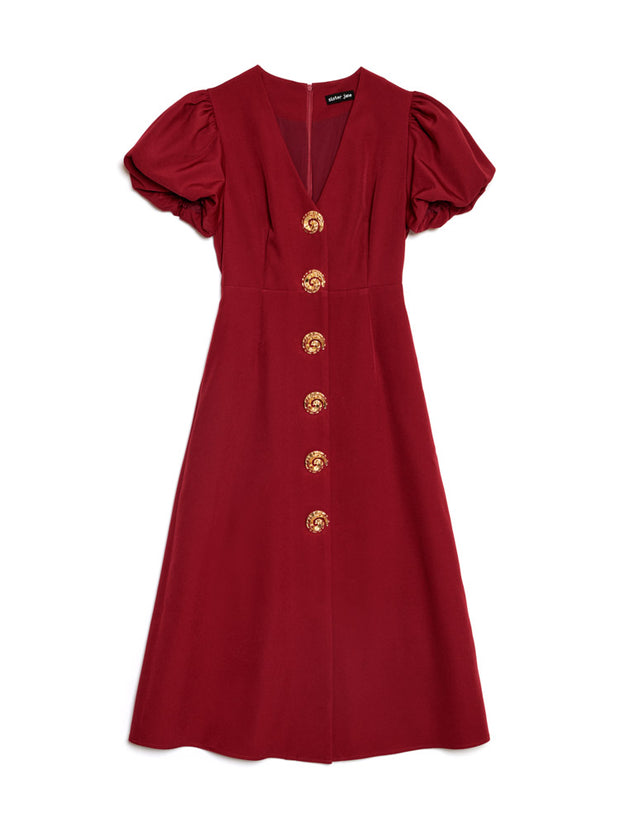 Sandy Swirl Midi Dress