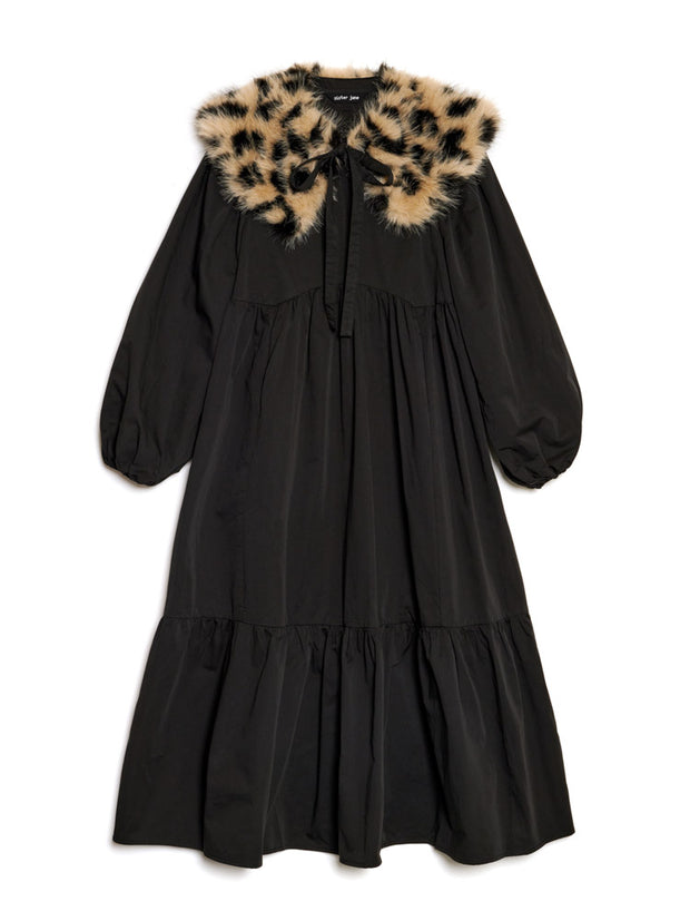 Eleanor Removable Collar Maxi Dress