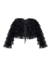 <b>DREAM</b> Crane Tulle Ruffle Jacket