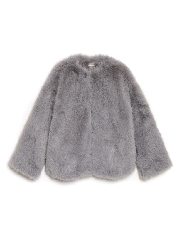 <b> Ghospell </b> Rylee Faux Fur Coat