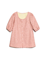 <b> Ghospell </b> Dusty PU Mini Dress