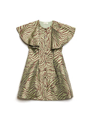 <b> Ghospell </b> Claudia Zebra Mini Dress