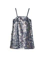 <b> Ghospell </b> Carmel Sequin Mini Dress