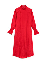 <b> Ghospell </b> Clarissa Taffeta Midi Dress