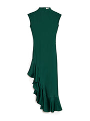<b> Ghospell </b> Ana Satin Midi Dress
