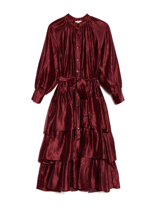 <b> Ghospell </b> Feven Oversized Midi Dress