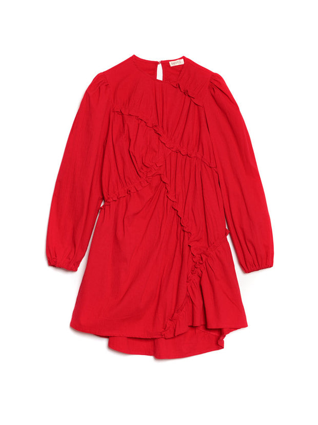 <b> Ghospell </b> Caro Asymmetric Mini Dress