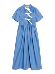 <b>Ghospell</b> Ace Stripe Midi Dress