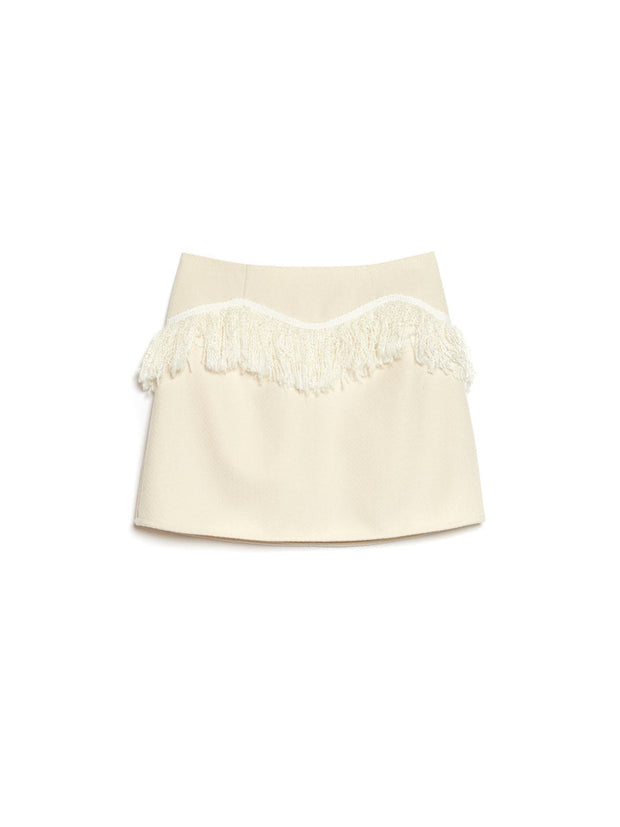 <b> Ghospell </b> Soliha Fringe Skirt