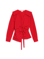 <b> Ghospell </b> Julie Wrap Top