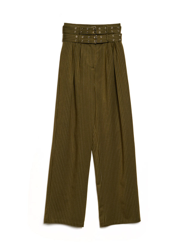 <b> Ghospell </b> Bettie Pinstripe Trousers