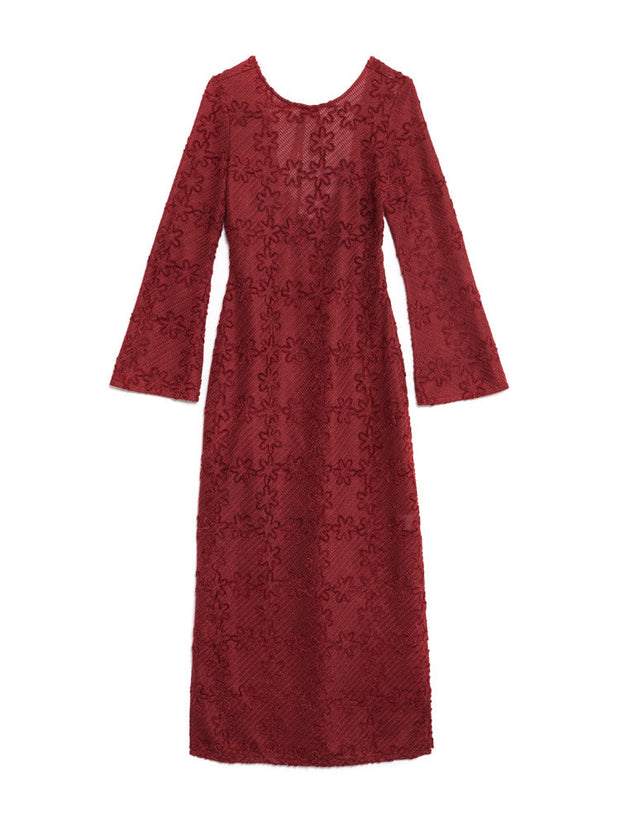 <b> Ghospell </b> Vicky Crochet Maxi Dress