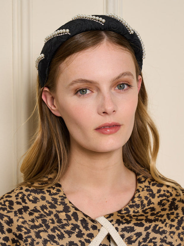 Cheri Rose Jacquard Headband