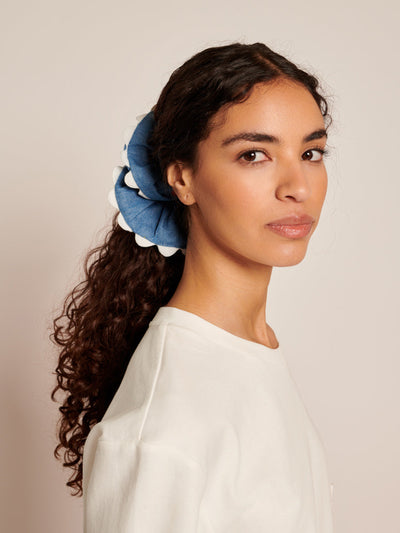 Cerise Scrunchie Sky Blue / Z