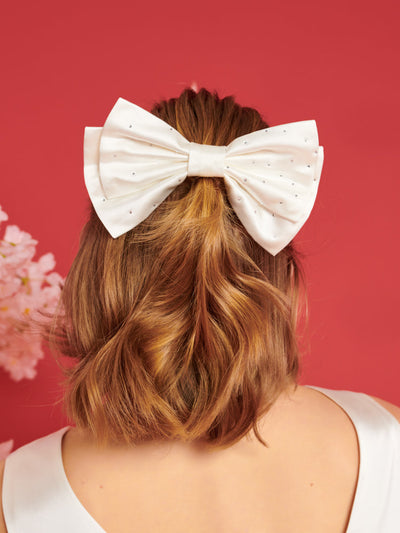 <b>DREAM</b> Evermore Embellished Hair Bow