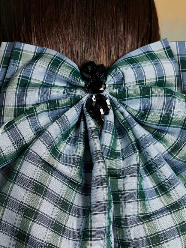 <b>DREAM</b> Arabella Check Hair Bow