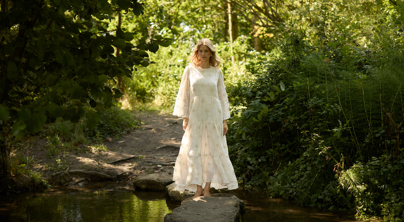 個性光る【Sister Jane】DREAM忘れな草 アシンメトリースカート DREAM Forget Me Not Asymmetric Dress – Sister Jane