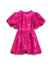 Hibiscus Jacquard Mini Dress