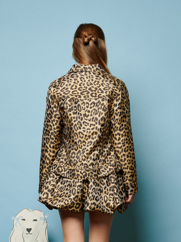 Lola Leopard Jacquard Jacket