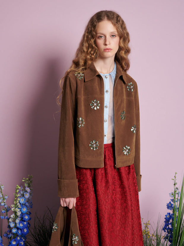 Budding Jewel Jacket Chocolate Brown / Z