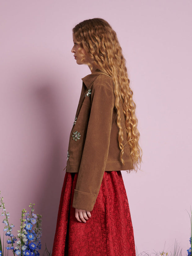 Budding Jewel Jacket Chocolate Brown / Z
