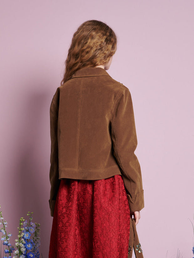 Budding Jewel Jacket Chocolate Brown / Z