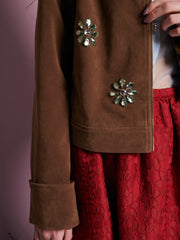 Budding Jewel Jacket Chocolate Brown / Z