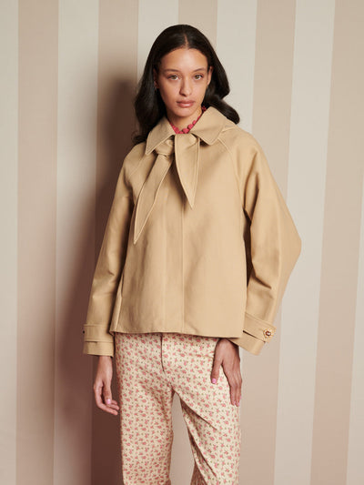 Galleria Hooded Jacket Peanut Tan / Z