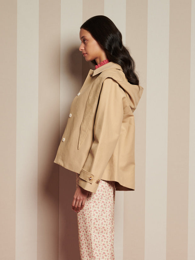 Galleria Hooded Jacket Peanut Tan / Z