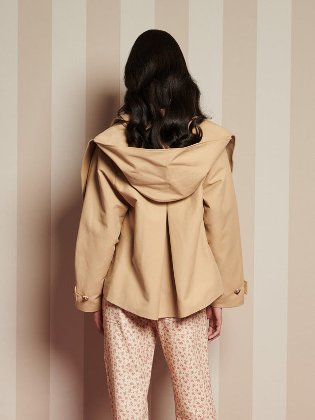 Galleria Hooded Jacket Peanut Tan / Z