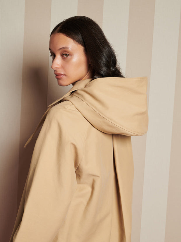 Galleria Hooded Jacket Peanut Tan / Z