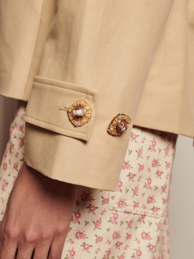 Galleria Hooded Jacket Peanut Tan / Z
