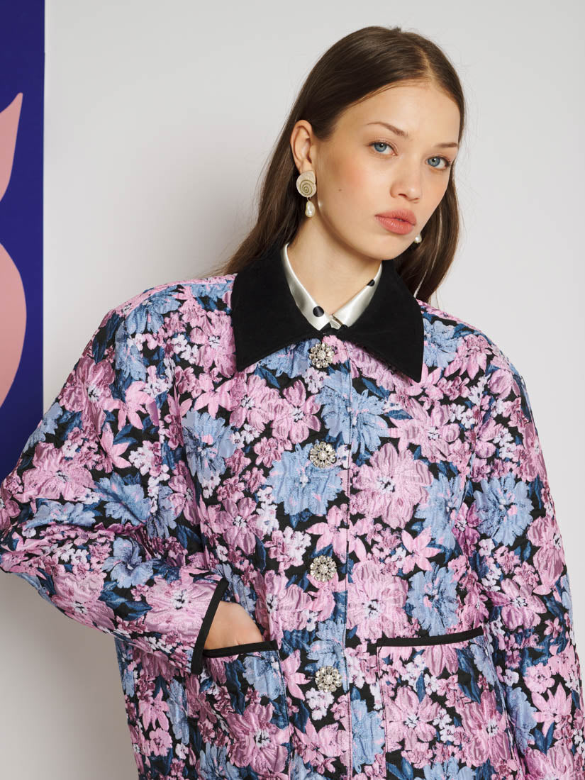 Floral Canvas Jacquard Jacket – Sister Jane
