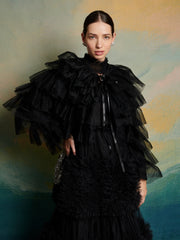 <b>DREAM</b> Crane Tulle Ruffle Jacket