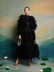 <b>DREAM</b> Crane Tulle Ruffle Jacket