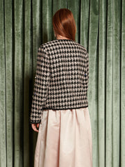 Spectacle Tweed Jacket Houndtooth Black / Z